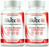 Image of (2 Pack) GlucoLite Supplement Advanced Pills for Blood Sugar Stability 120 Capsules - ARMOLEY
