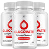 Image of (3 Pack) Glucovate Supplement Pills Clycogen Support 180 Capsules