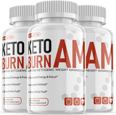 (3 Pack) Keto Burn AM Pills Advanced BHB Formula for Ketosis - ARMOLEY