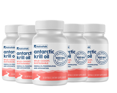 (5 Pack) NativePath Antarctic Krill Oil Supplement 150 Softgels