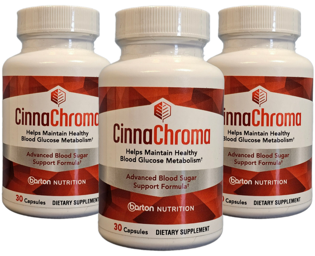 (3 Pack) Barton Nutrition Cinna Chroma Supplement Pills 90 Capsules