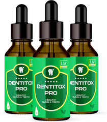 (3 Pack) Dentitox Pro - Dentitox Pro Drops for Teeth and Gums, Dentitox Max, Dentitox Drops for 90 Days. - ARMOLEY