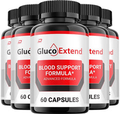 (5 Pack) Gluco Extend Supplement - GlucoExtend Pills Advanced 300 Capsules