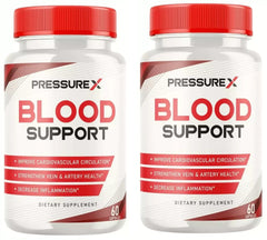 (2 Pack) Pressure X Blood Support Supplement 120 Capsules