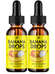 (2 Pack) Banana Drops Liquid Supplement