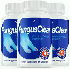 (3 Pack) Fungus Clear Primium Fungus Formula Supplement (180 Capsules) - ARMOLEY