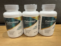 3x NEW & SEALED - CalmPro 5 Nerve Calming Formula Calm Pro 5 - 60 caps 12/2026