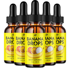 (5 Pack) Banana Drops Liquid Supplement