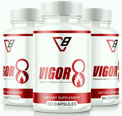 (3 Pack) Vigor 8 Supplement 180 Capsules - ARMOLEY