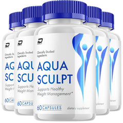 (5 Pack) Aqua Sculpt Keto Supplement Pills - AquaSculpt Keto Pills All-Natural, 800MG 300 Capsules