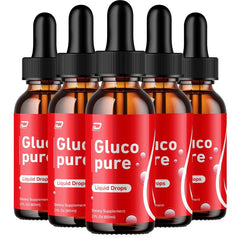 (5 Pack) Gluco Pure Drops Healthy Blood Support Formula – GlucoPure Dietary