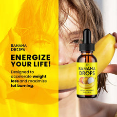 (5 Pack) Banana Drops Liquid Supplement