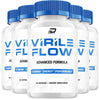 Image of (5 Pack) Virile Flow for Men Supplement Pills – VirileFlow Pills, Virile Flow Advanced 300 Capsules