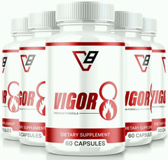 (5 Pack) Vigor 8 Supplement 300 Capsules - ARMOLEY