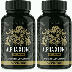 (2 Pack) Alpha X10ND Supplement 120 Capsules - ARMOLEY