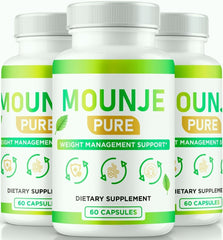 (3 Pack) Mounje Pure Supplement MounjePure Metabolism Booster Pills 180 Capsules