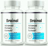 Image of (2 Pack) Brainol Supplement Advanced Memory Formula for Ultimate Brain Optimization 120 Capsules - ARMOLEY