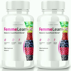 (2 Pack) FemmeLean Supplement Metabolic Super Food Blend 120 Capsules - ARMOLEY