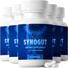 (5 Pack) Synogut Pills Dietary Supplement (300 Capsules) - ARMOLEY