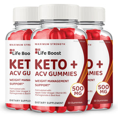 (3 pack) Life Boost Keto ACV Gummies - ARMOLEY