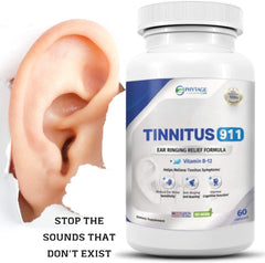 Tinnitus 911 Tinnitus Relief Supplement 60 Capsules