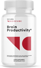 Noocube Brain Productivity Supplement Pills (60 Capsules) - LEIXSTAR