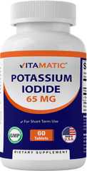 Vitamatic Potassium Iodide 65 mg per Serving - 60 Tablets - LEIXSTAR